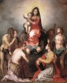Virgen en la Gloria y los Santos manierismo renacentista Andrea del Sarto